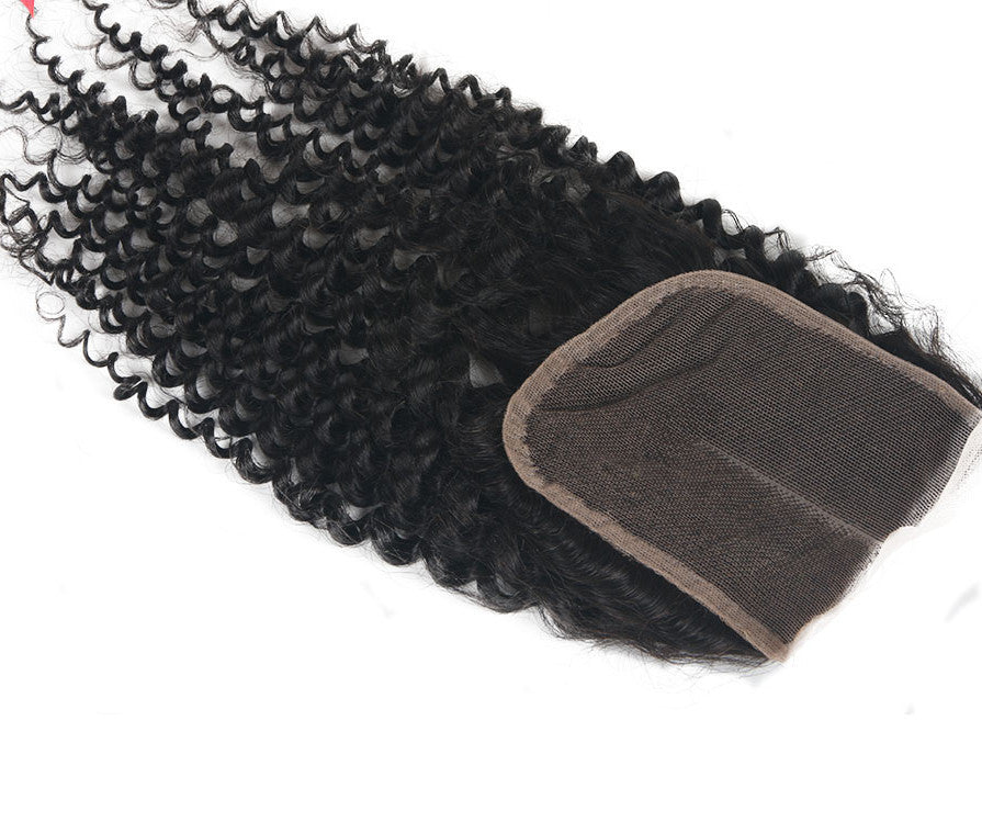 Lace Closure Swiss-kinky - Prarvi Hair
