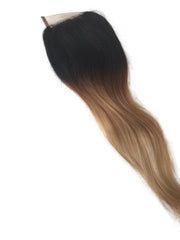 Ombre Closure (Natural Black/1B-Golden Blonde/ #22) - Prarvi Hair