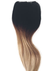 Ombre Closure (Natural Black/1B-Ash Blonde/ Honey Blonde/ #27) - Prarvi Hair