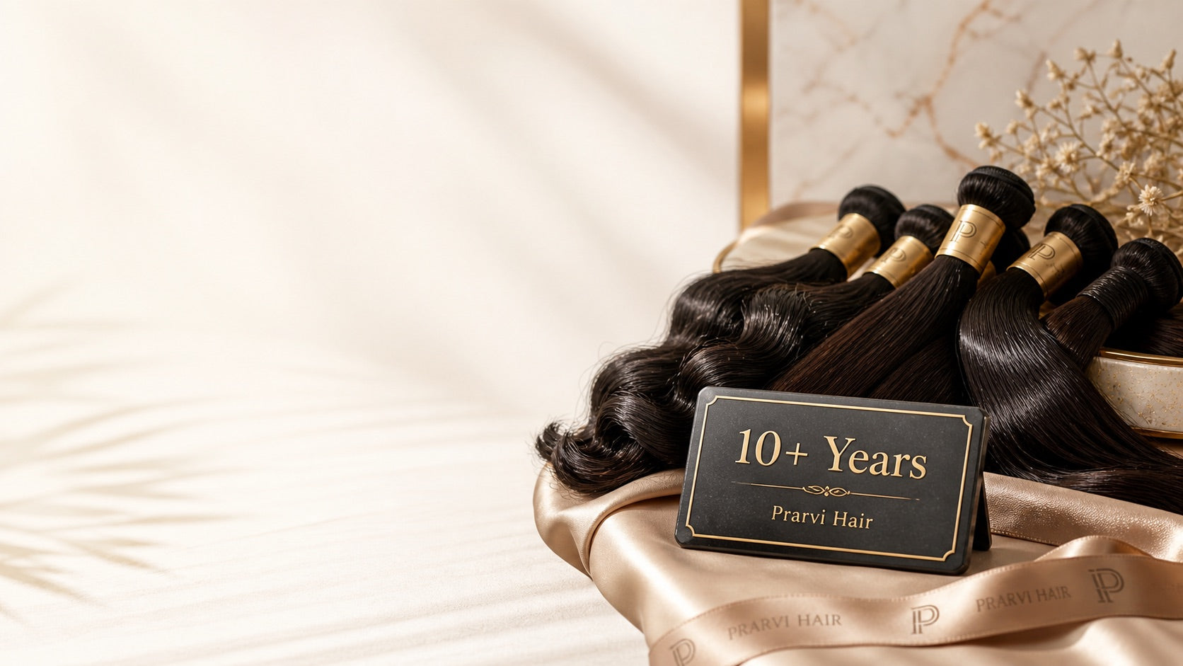 Prarvi Hair 10 plus years anniversary trust visual with premium hair extensions