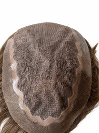 3-4 Poly Silk Base Men Hairpiece - Prarvi Hair